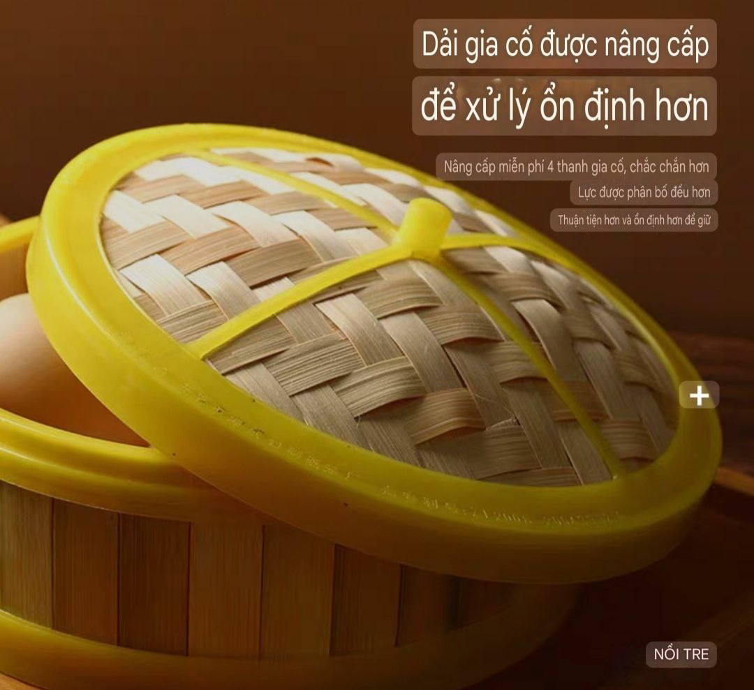 XỬNG HẤP BẰNG TRE TỰ NHIÊN – XỬNG HẤP HÀNG THỦ CÔNG CHẮC CHẮN, ĐẸP MẮT, AN TOÀN CHO SỨC KHỎE THÂN THIỆN MÔI TRƯỜNG
