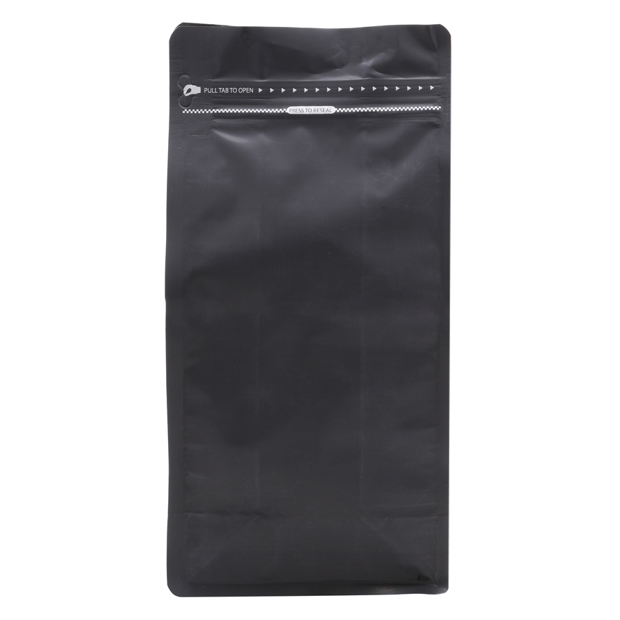 Túi Zip Đáy Bằng Pocket Đen Mờ (13 x 26.5 cm)