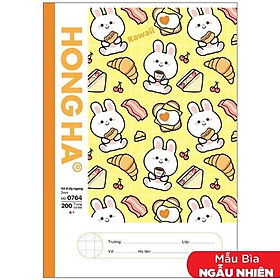 Tập South Star Kawai - 4 Ô Ly Kẻ Ngang 200 Trang 58gsm - Hồng Hà 0764 (Mẫu Bìa Giao Ngẫu Nhiên)