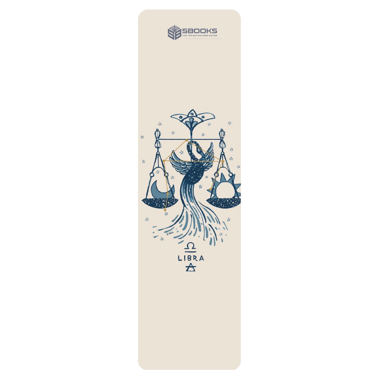 6 Cái Bookmark Kẹp Sách, Dấu Trang Hoạ Tiết Cung Hoàng Đạo (Màu Trắng) - SBOOKS