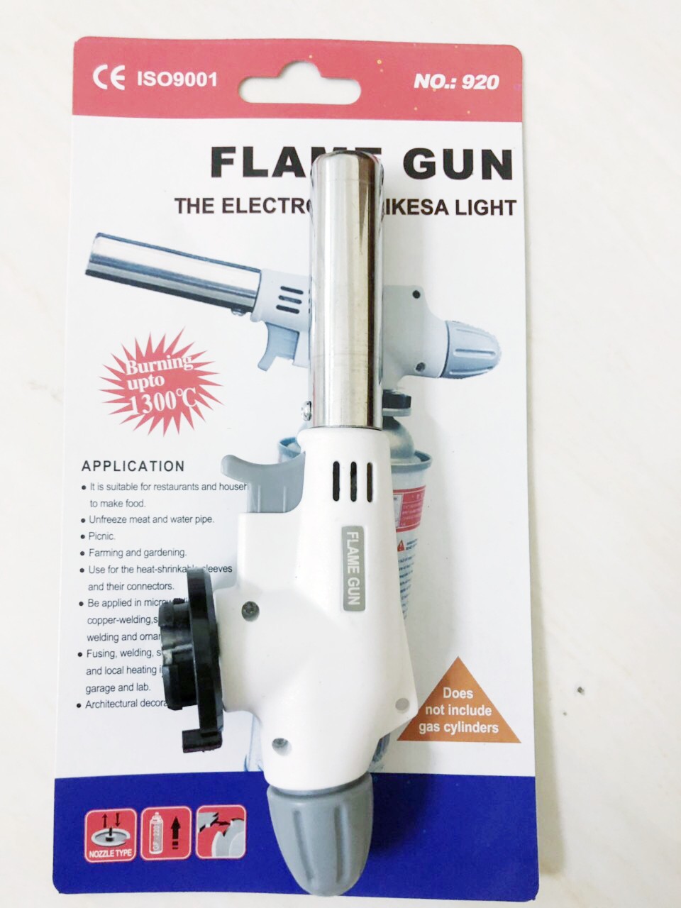 Đầu khò ga cầm tay sử dụng bình mini