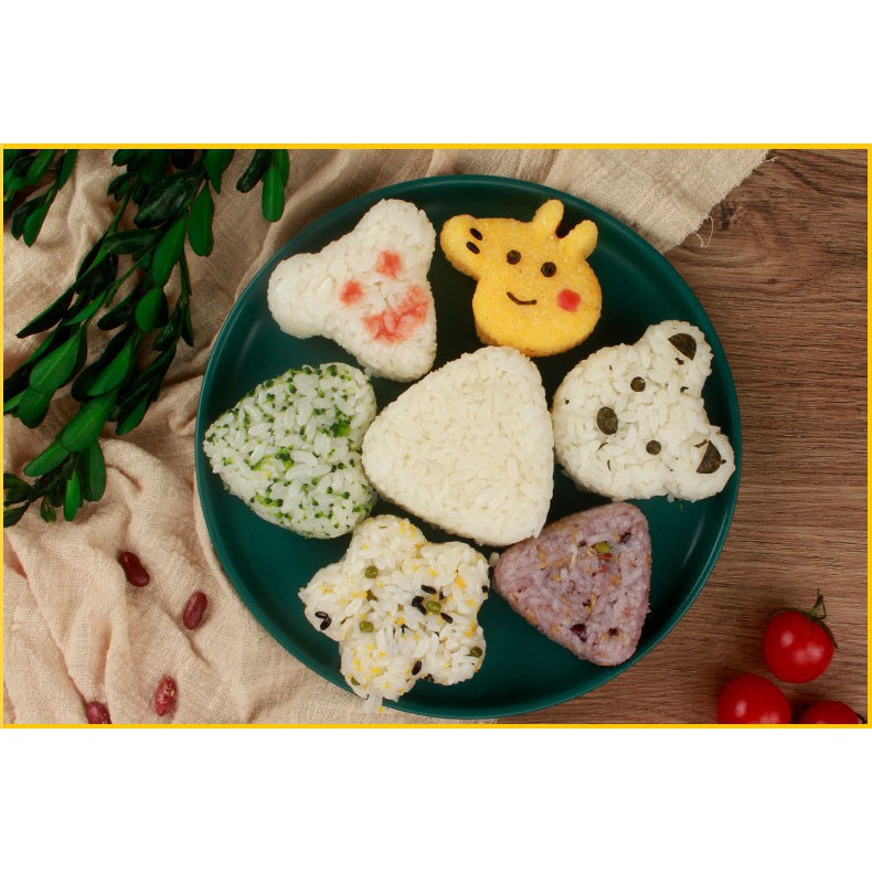 Khuôn Làm Cơm Tạo Hình Cực Cute Tiện Lợi