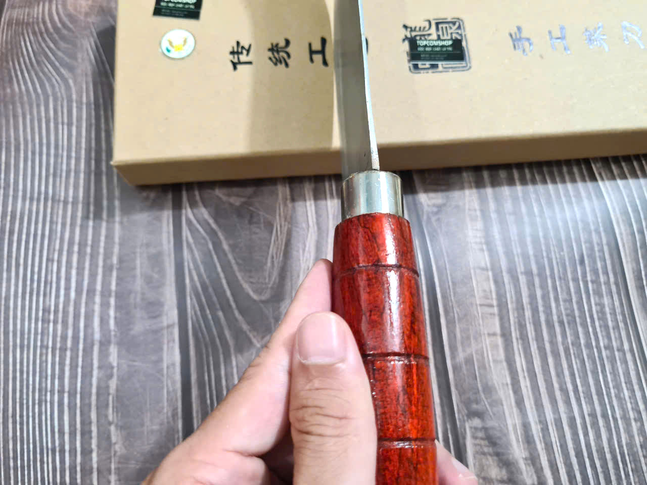 DAO BẾP AN TIÊM - DAO BẦU MŨI HẾCH MÃ AT12