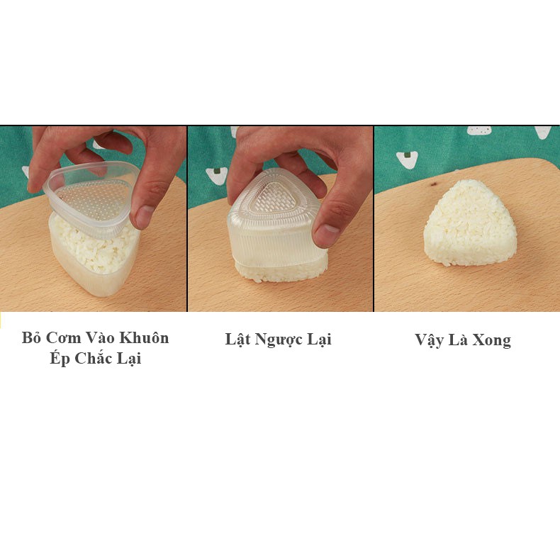 Khuôn Làm Cơm Tạo Hình Cực Cute Tiện Lợi