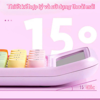 Máy Tính Văn Phòng 12 Chữ Số, Bàn Phím Cơ ABS Đồ Dùng Học Tập Đa Chức Năng - HÀNG CHÍNH HÃNG MINIIN