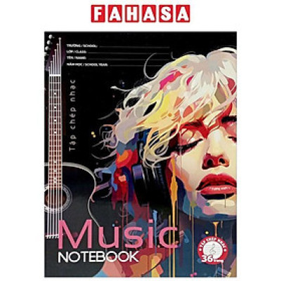 Tập Chép Nhạc 6 - 36 Trang - Văn Lang