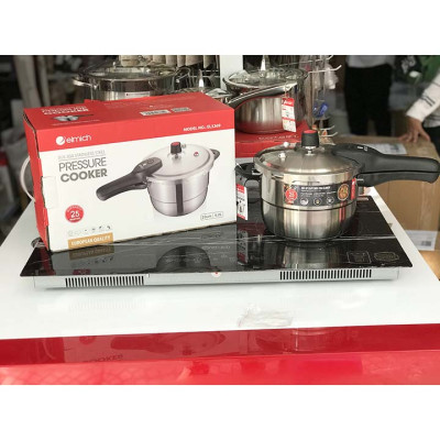 Nồi áp suất Inox 304 Elmich 20cm 4.0L EL3369 tặng kèm giá hấp Inox