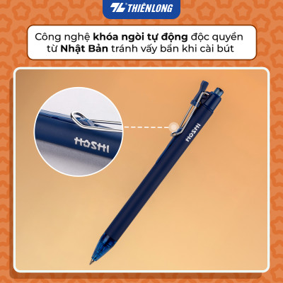 Combo 5/10/20 Bút gel Hoshi Thiên Long GEL-046/HS - Công nghệ Nhật Bản