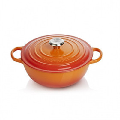 Nồi gang Sâu lòng 26cm cam Le Creuset La Marmite, schwarzes Interieur, 26cm Orange Hàng Chính Hãng