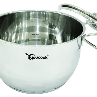 Nồi Inox 3 Đáy You Cook Thân Côn 18cm