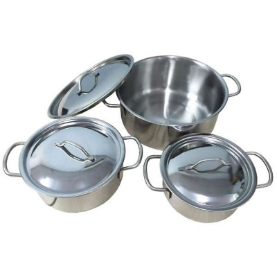 Bộ 3 nồi 1 đáy inox Red Star cao cấp - Hàng Chính Hãng