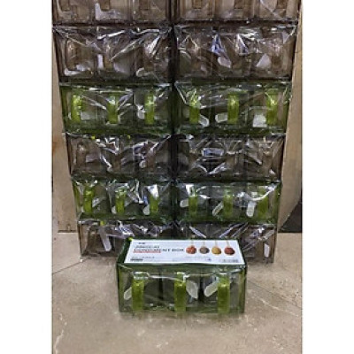 Bộ 3 hũ đựng gia vị nhiều màu ( giao ngẫu nhiên)