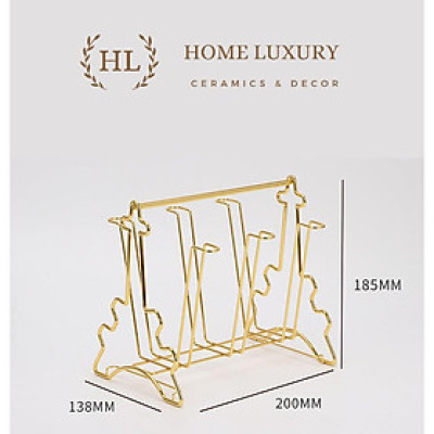 Bình thuỷ tinh chịu nhiệt quai vàng vân kẻ sọc chịu nhiệt - chịu lực dáng thẳng | Ấm thủy tinh Borosilicate siêu nhẹ