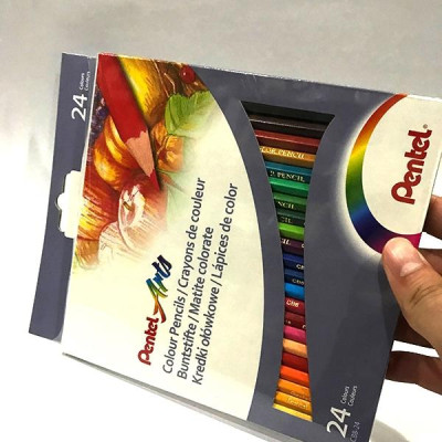 Hộp Bút Chì Màu 24 Màu Pentel CB8 - 24U