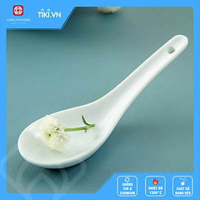 Combo 6 thìa lỗ sứ cao cấp Long Phương