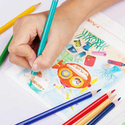 Hộp Thiếc 24 Bút Chì Màu Forest - YPLUS+ PC180100