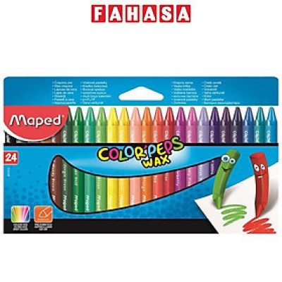 Hộp Chì Sáp 24 Màu - Maped AA861013