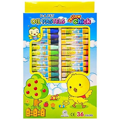 Sáp Dầu Gà Hộp Giấy HQ 36 Màu