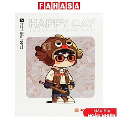 Tập Class Happy Day - 4 Ô Ly Ngang - 96 Trang 58gsm - Hồng Hà 0352 (Mẫu Bìa Giao Ngẫu Nhiên)