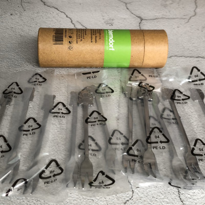 Bộ 12 nĩa xiên trái cây hiệu Berndorf 6 hình con gấu