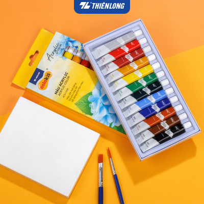 Màu nước Acrylic dạng tuýp 12ml Thiên Long Colokit ACR-C008