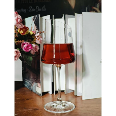 Ly pha lê cao cấp vát miệng 460 ml Tiệp Khắc