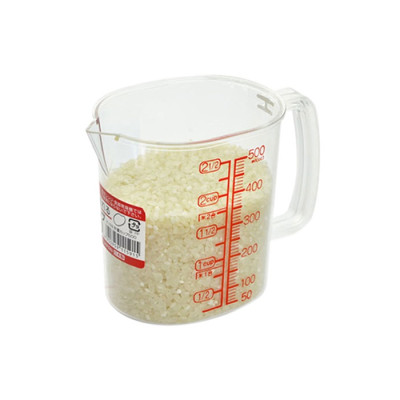 Ca đong có vạch chia Nakaya 500ml, vạch chia màu đỏ sáng, an toàn 100% không chì, rất dễ nhận đọc - nội địa Nhật Bản 