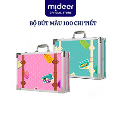 Bộ bút màu 100 chi tiết Màu sáp cao cấp hữu cơ  Mideer Artist Suitcase