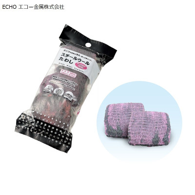 Set 6 cuộn mút cọ rửa xoong nồi Echo Metal - Hàng nội địa Nhật Bản nhập khẩu chính hãng