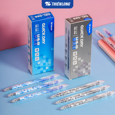 Combo 5/10/20 Bút gel Quick Dry Thiên Long GEL-066 - Premium Tip - Vật liệu tái chế