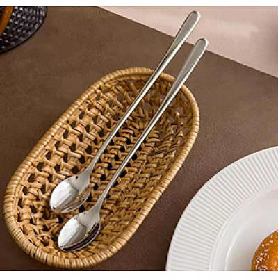 combo thìa muỗng cà phê khuấy đồ uống inox cao cấp - dài 24cm