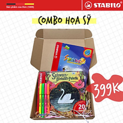 [GIÁ SỐC 399K] Combo HỌA SỸ 6 món sản phẩm STABILO