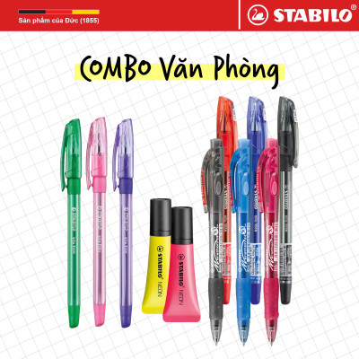 [GIÁ SỐC 99K] Combo VĂN PHÒNG 11 món sản phẩm STABILO