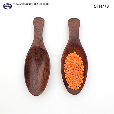 Muỗng xúc trà gỗ trắc siêu sạch (HAHANCO) Hữu dụng cho bạn mỗi khi thưởng trà - CTH778