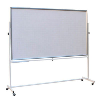 Bảng xoay di động 2 mặt bút lông từ Hàn Quốc trắng Bavico nhiều kích thước tùy chọn