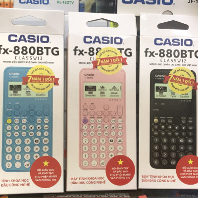 Máy Tính CASIO FX-880 BTG ( Lựa Chọn Màu Sắc )