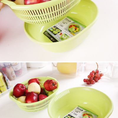 Rổ nhựa Oval Sanada Seiko 5.3L cao cấp tiện dụng - Hàng nội địa Nhật Bản.