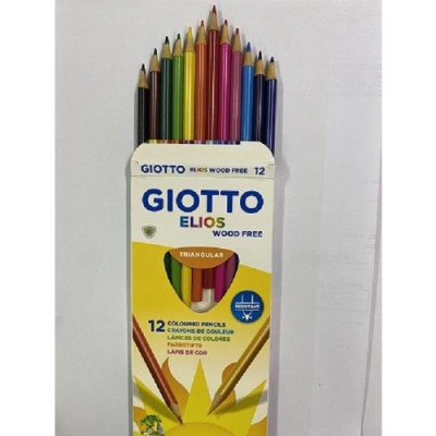 Bút chì màu nhập khẩu Italy GIOTTO Elios Hộp 12 màu 275800
