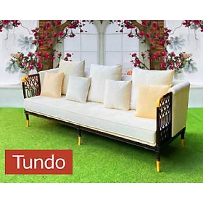 Bộ sofa Tundo khung đồng nệm mút cao cấp 
