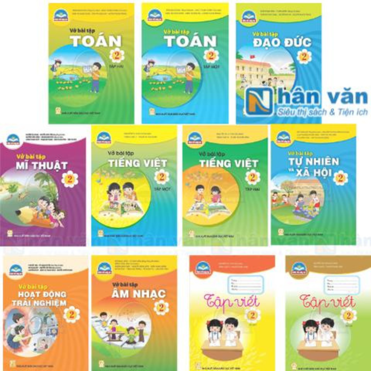 Bộ Vở Bài Tập Lớp 2 - Chân Trời Sáng Tạo - 11 Cuốn
