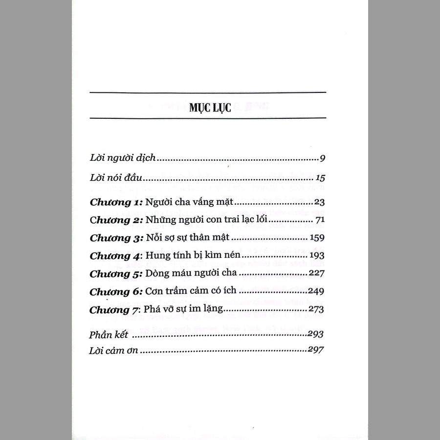 Vắng Cha, Con Trai Lạc Lối (Tìm Lại Bản Dạng Nam Tính)