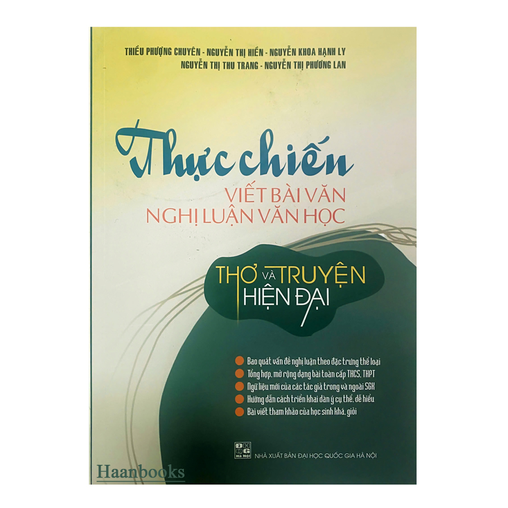 Sách - Thực chiến viết bài văn nghị luận văn học (Thơ và Truyện hiện đại)
