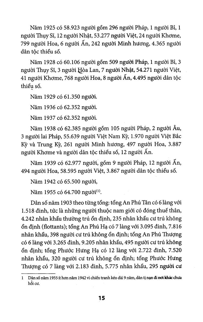 Địa Chí Hành Chính Các Tỉnh Nam Kỳ Thời Pháp Thuộc (1859 - 1954)