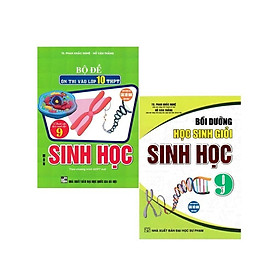Sách - Bộ Đề Ôn Thi Vào Lớp 10 THPT Sinh Học + Bồi Dưỡng Học Sinh Giỏi Sinh Học Lớp 9 - Combo 2 Cuốn - Phan Khắc Nghệ