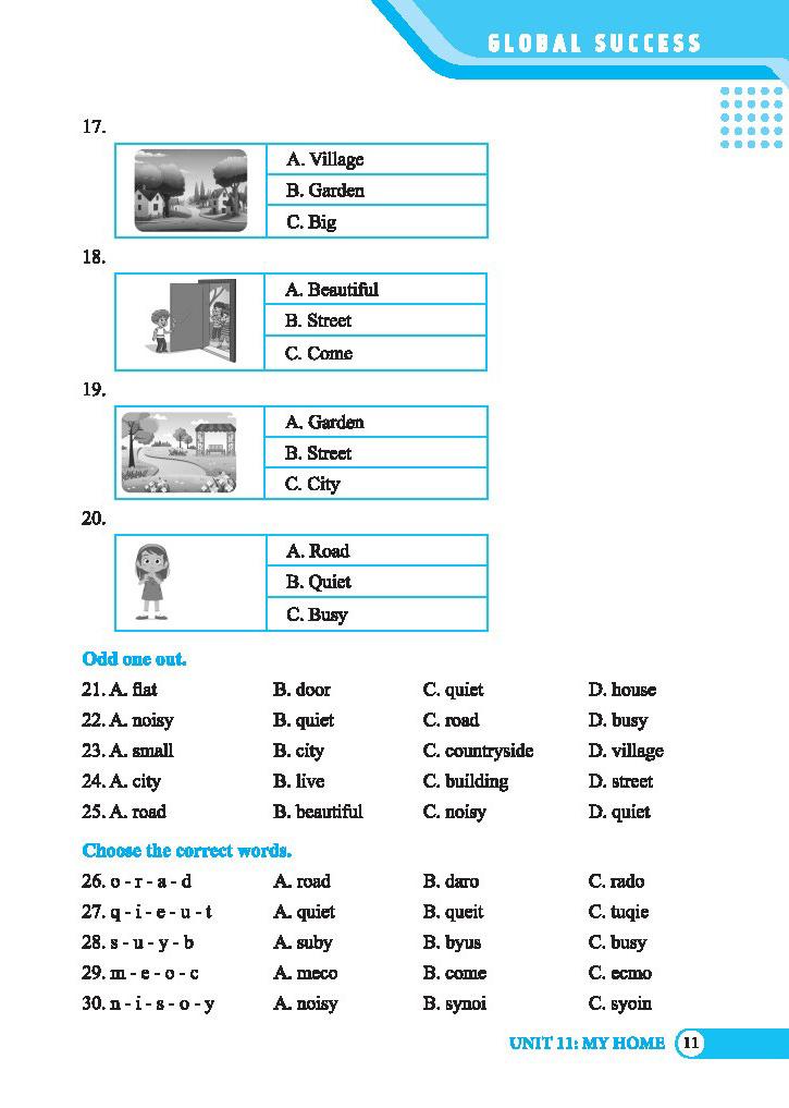 Global Success - Bài Tập Trắc Nghiệm Tiếng Anh Lớp 4 - Tập 2 - Có Đáp Án
