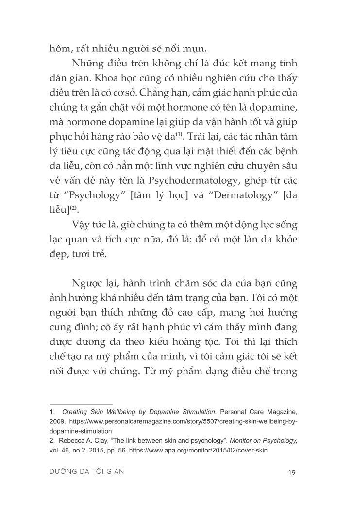 Dưỡng Da Tối Giản