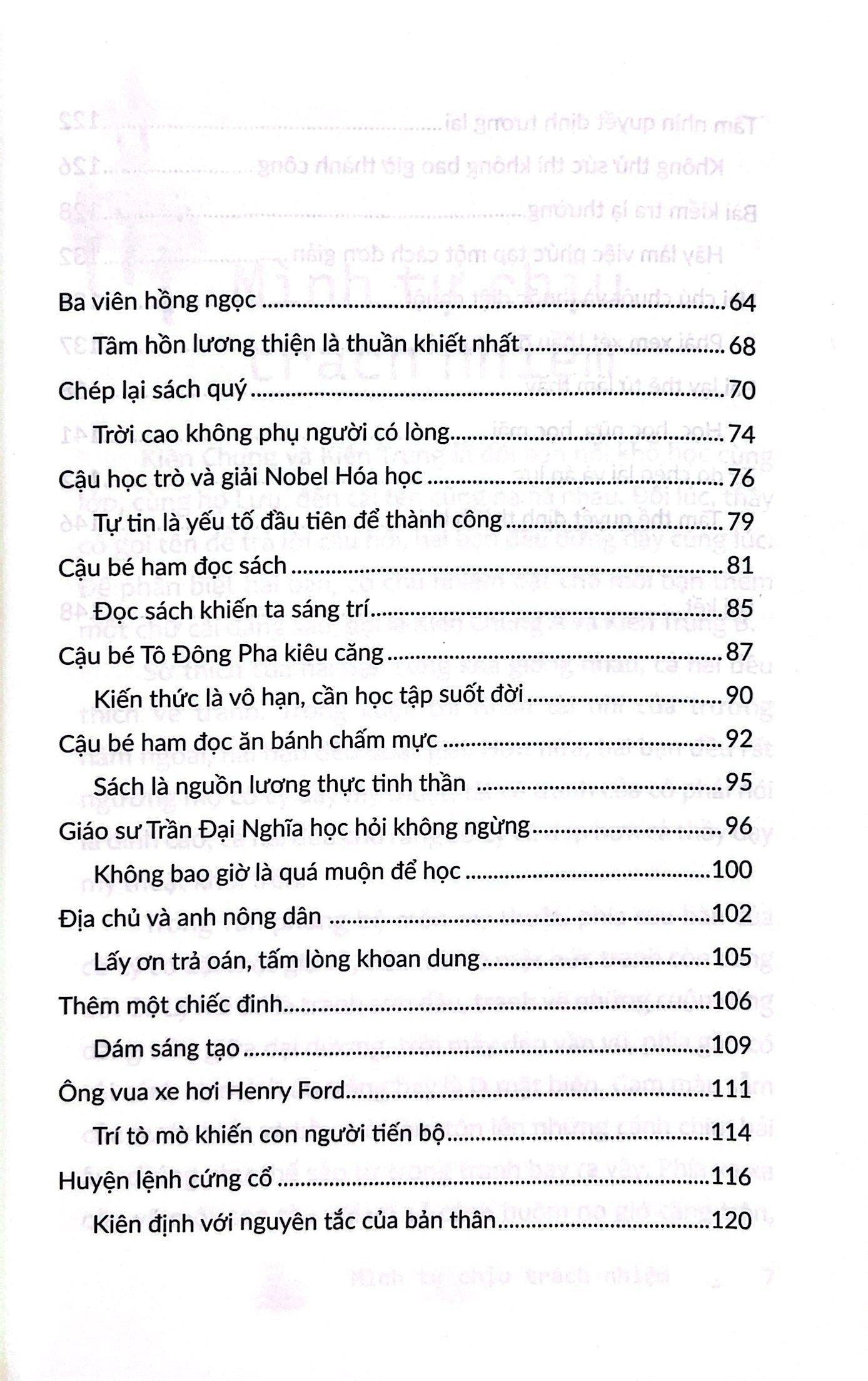 Những Câu Chuyện Để Trưởng Thành - Mình Tự Chịu Trách Nhiệm