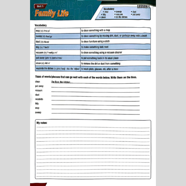 Tiếng Anh 10 - I-Learn Smart World - Notebook