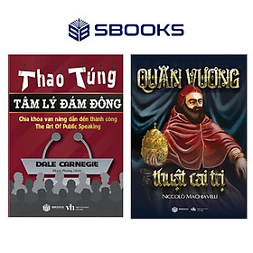 Sách Combo 2 Cuốn: Thao Túng Tâm Lý Đám Đông + Quân Vương Thuật Cai Trị - SBOOKS