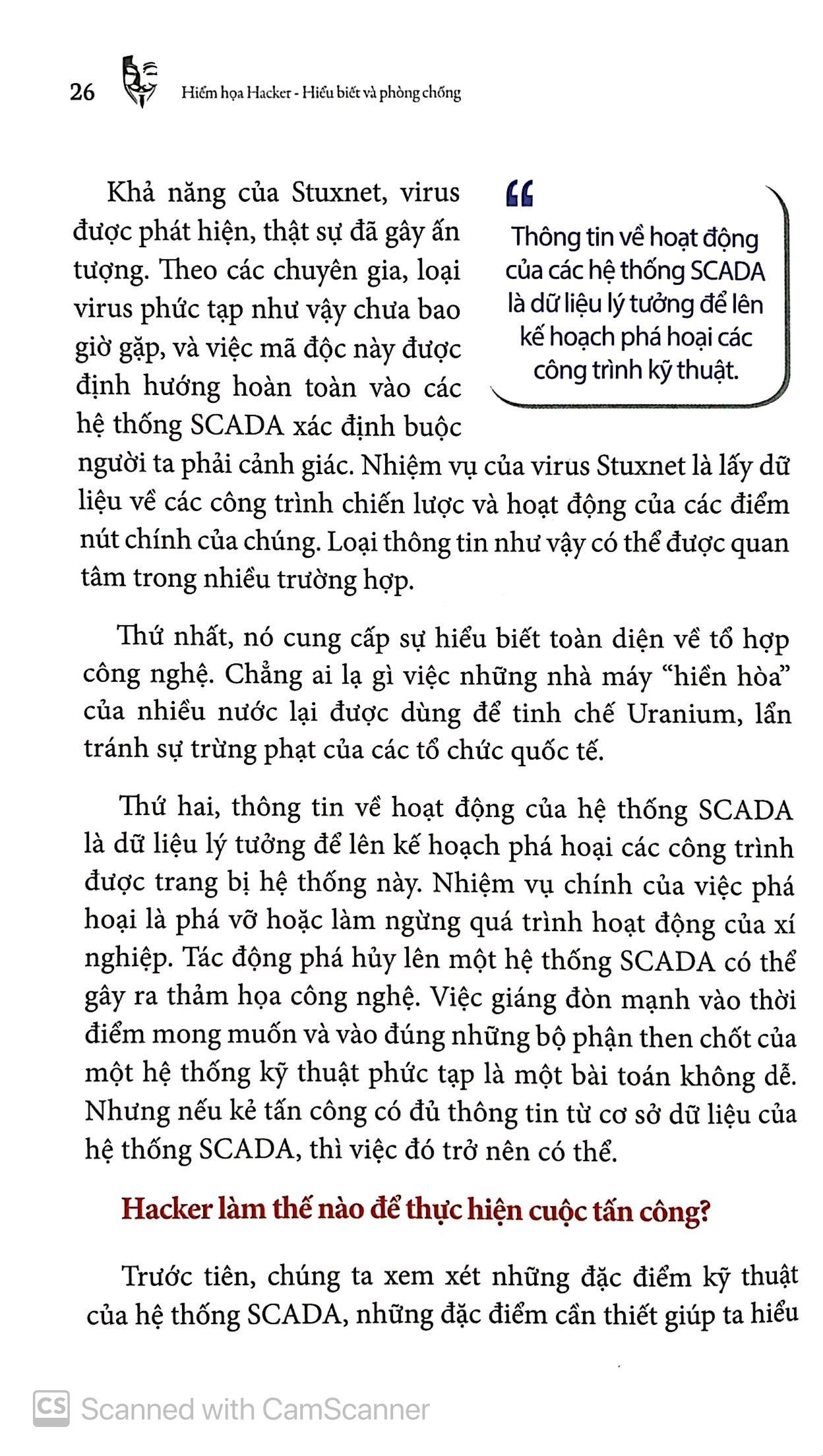 Hiểm Họa Hacker - Hiểu Biết Và Phòng Chống (Tái Bản)